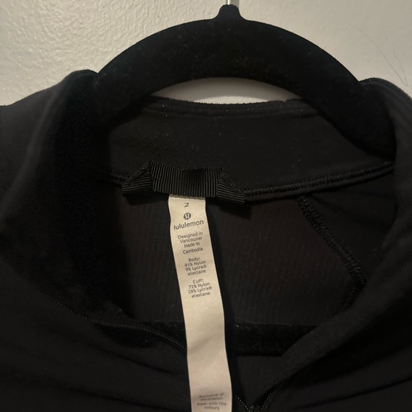 Lululemon Rest Less Cropped Half Zip - Picture 6 of 6